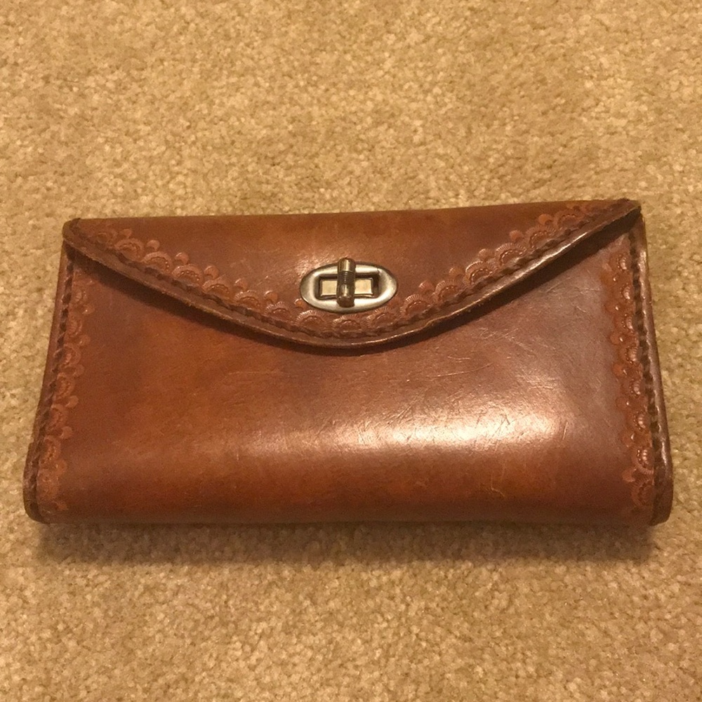 Vintage Brown Leather Wallet